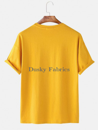 Mens Round Neck Pure Cotton T-shirts