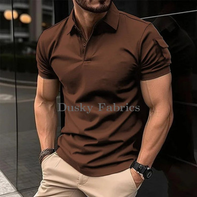 Mens Polo Neck Pure Cotton T-shirts
