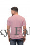 Mens Pink Cross Neck T-shirts