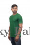 Mens Green Cross Neck T-shirts