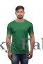 Mens Green Cross Neck T-shirts