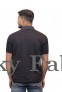Mens Black Polo Neck Polycotton T-shirts