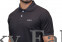 Mens Black Polo Neck Pure Cotton T-shirts