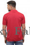 Mens Red Polo Neck Polycotton T-shirts