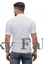 Mens White Polo Neck Polycotton T-shirts